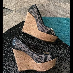 Michael Kors wedges. Slightly worn. Size 9